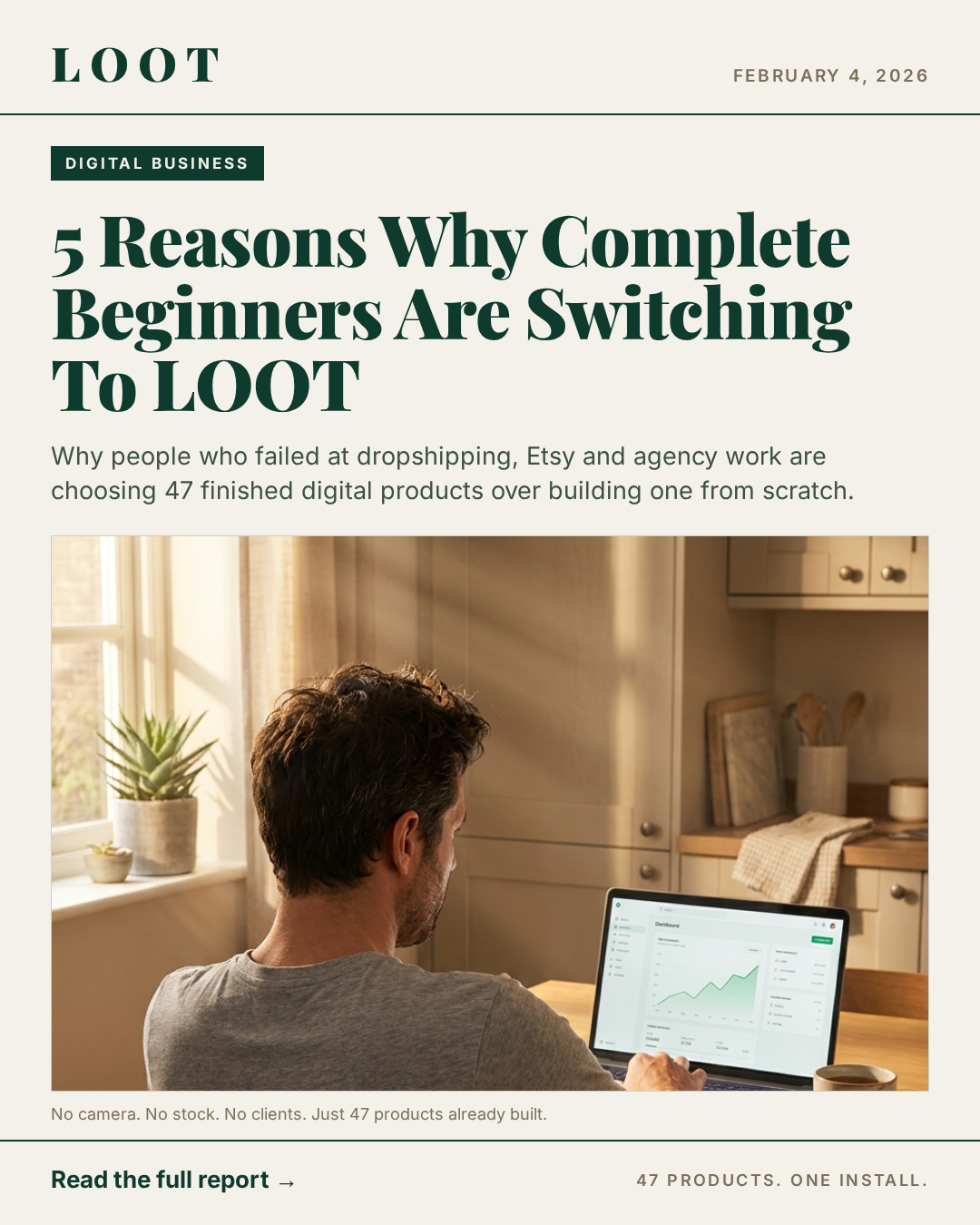 LOOT Editorial · "5 Reasons Why Complete Beginners Are Switching To LOOT"