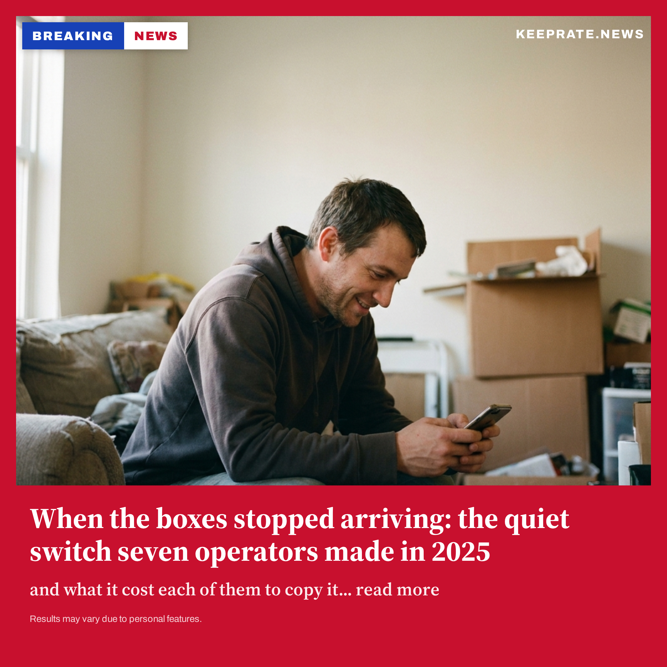 Breaking News TV · "When the boxes stopped arriving"