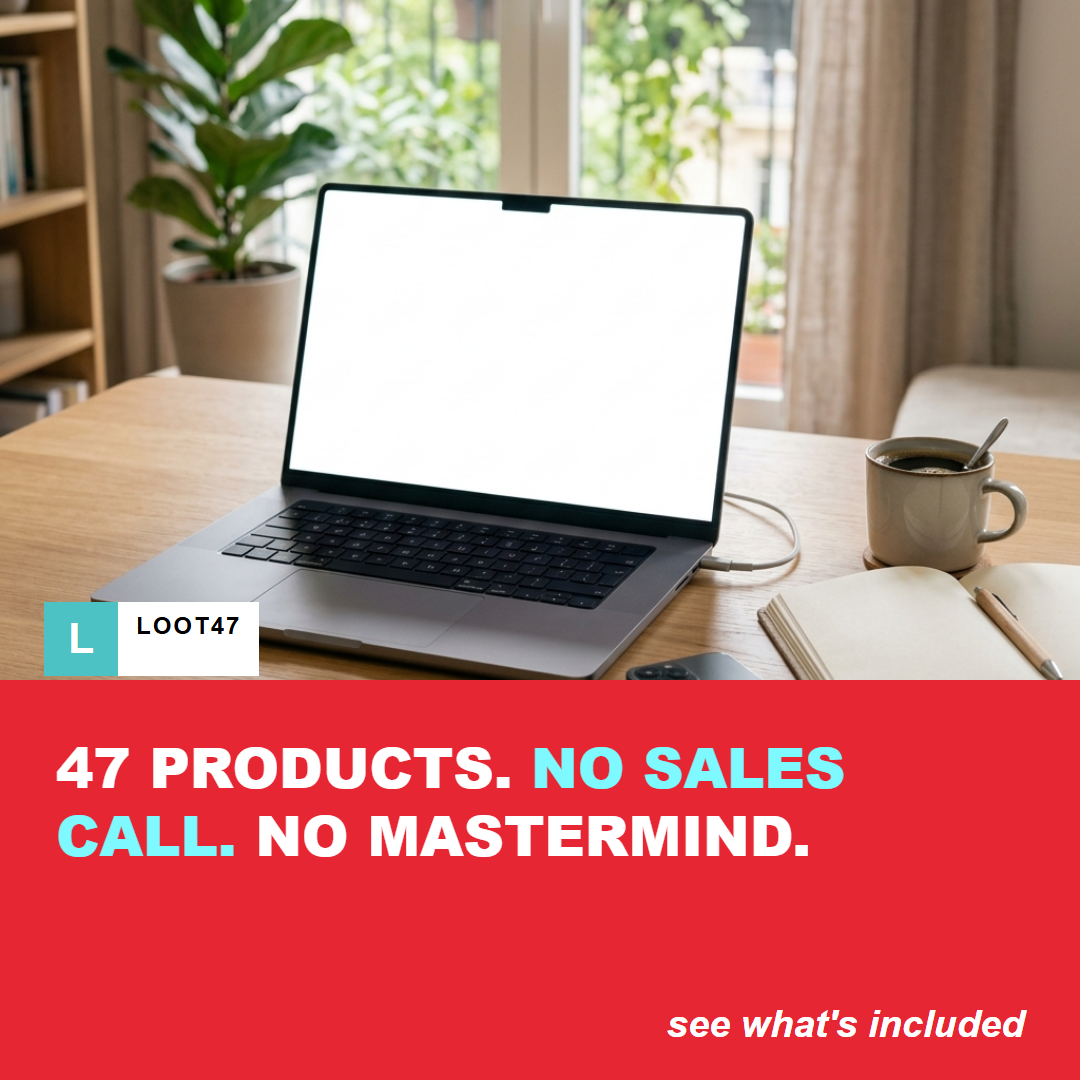 Anti-Guru $47 — "47 products. NO SALES CALL. No mastermind."